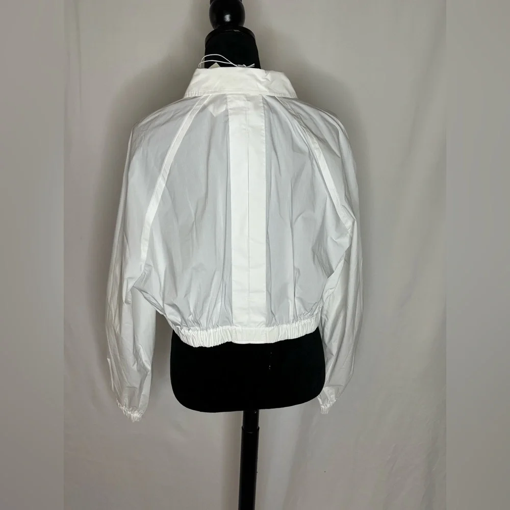 COS White Cropped Button-Down Shirt - Picture 2 of 6